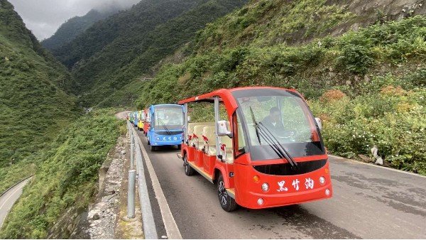 電動觀光車上下坡和坡道停車時要注意什么？