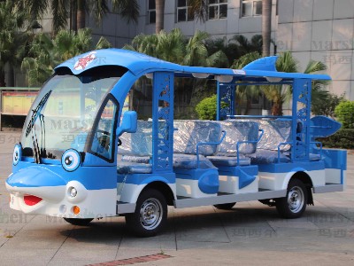 海豚主題造型電動觀光車