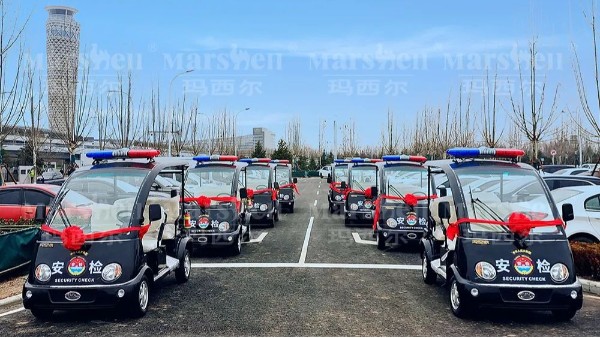 便捷高效、保駕護航，瑪西爾電動巡邏車交付青島膠東國際機場